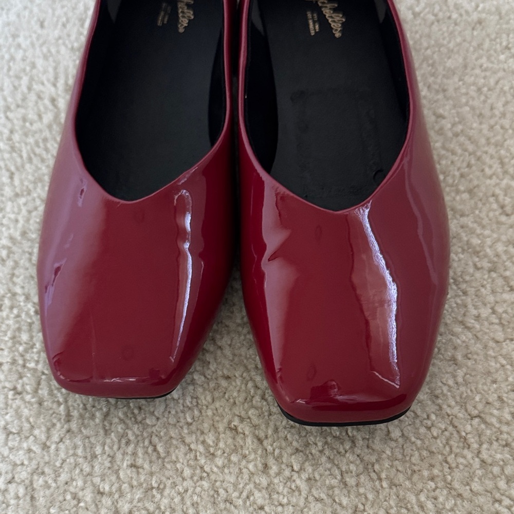 Red Patent Leather Flats - Picture 5 of 5